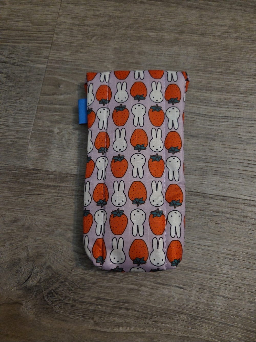 Miffy Strawberry Print Pink Sunglasses or Phone Pouch - Picture 2 of 2